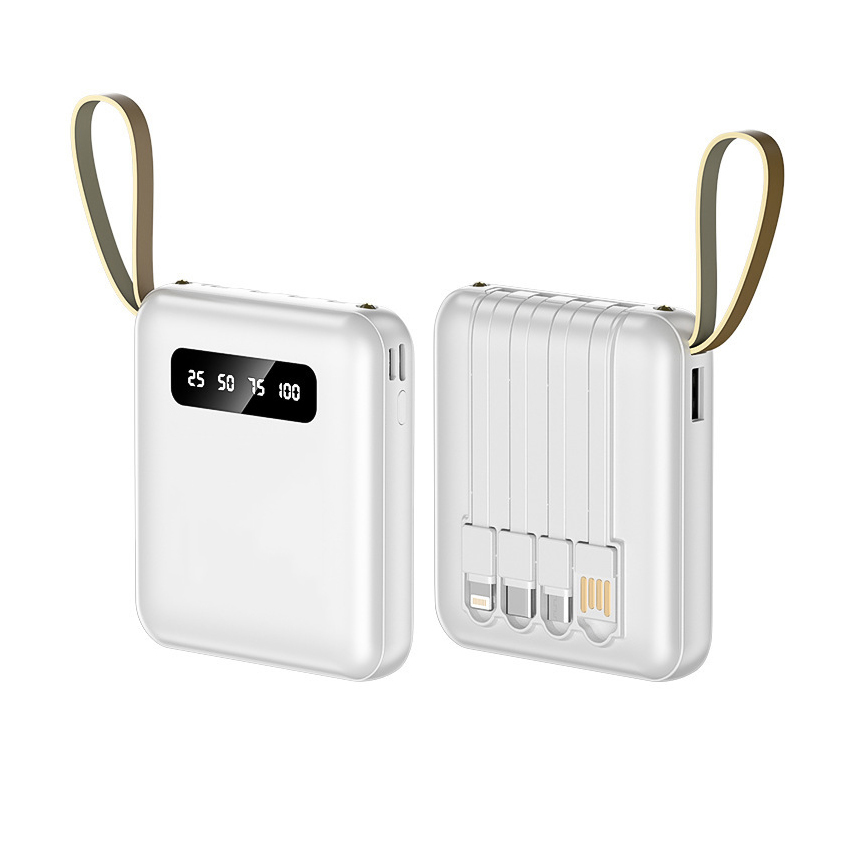 5000 mAh LED Display Power Bank 5