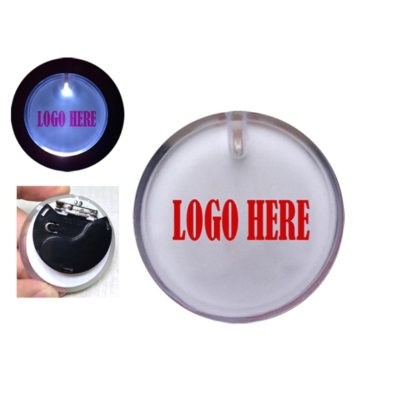 2" Light up Lapel Pins 2