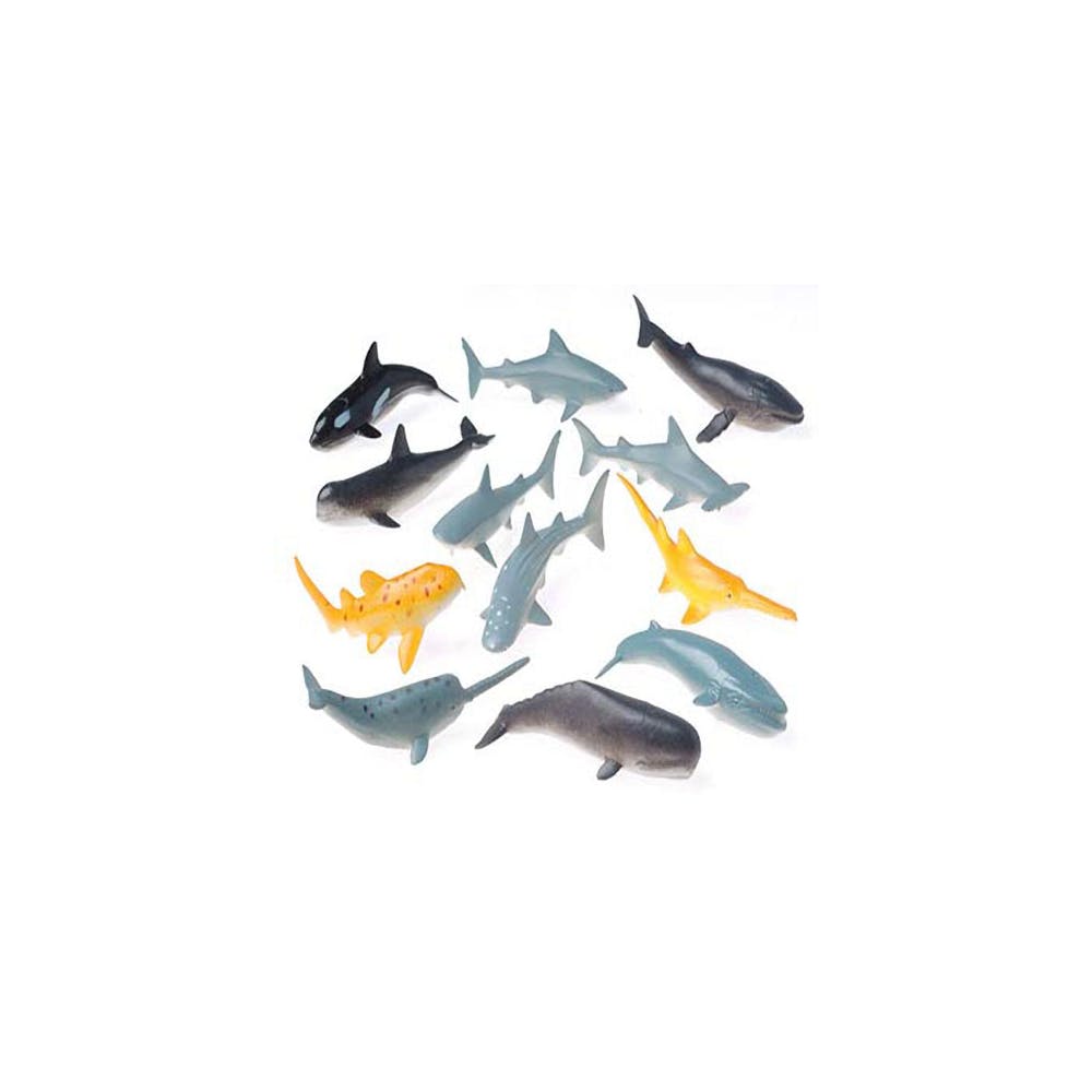 Shark & Whale Figurines - Assorted 2