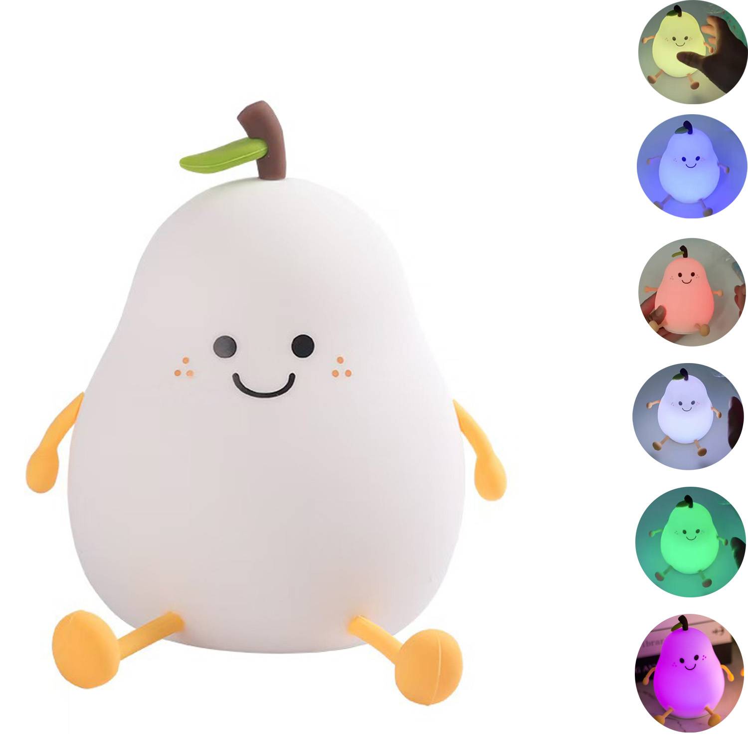 Tap-Control Kids Household Silicone Night Light 3