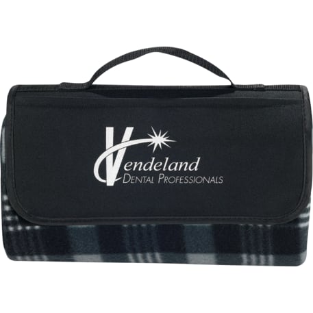 Padded Water-Resistant Fleece Picnic Blanket 33