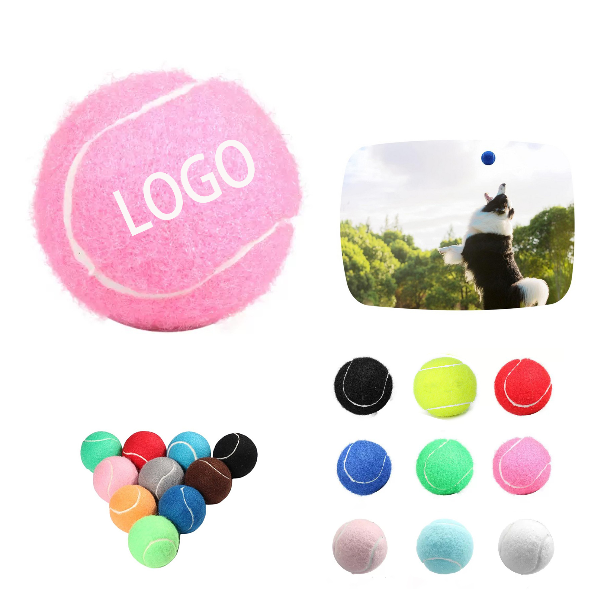 Pet Tennis MOQ 50pcs 2