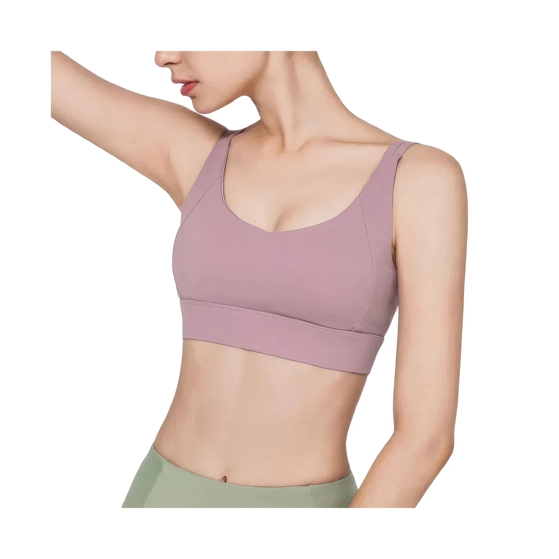 Women Sports Fitness Workout Padded Yoga Bra & Running Tops 3