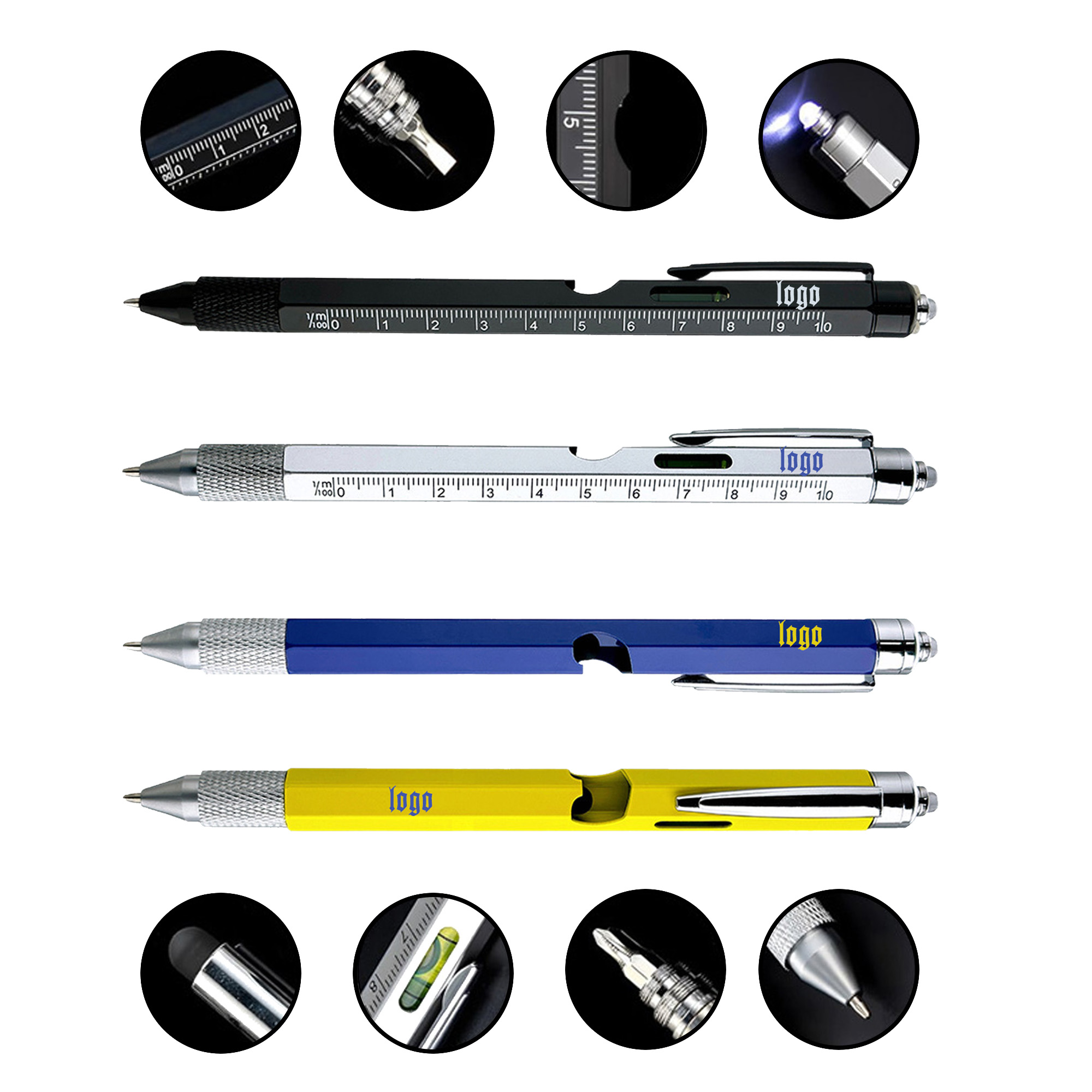 MOQ20 Stylus MultiFunction Pen Tool Set 1