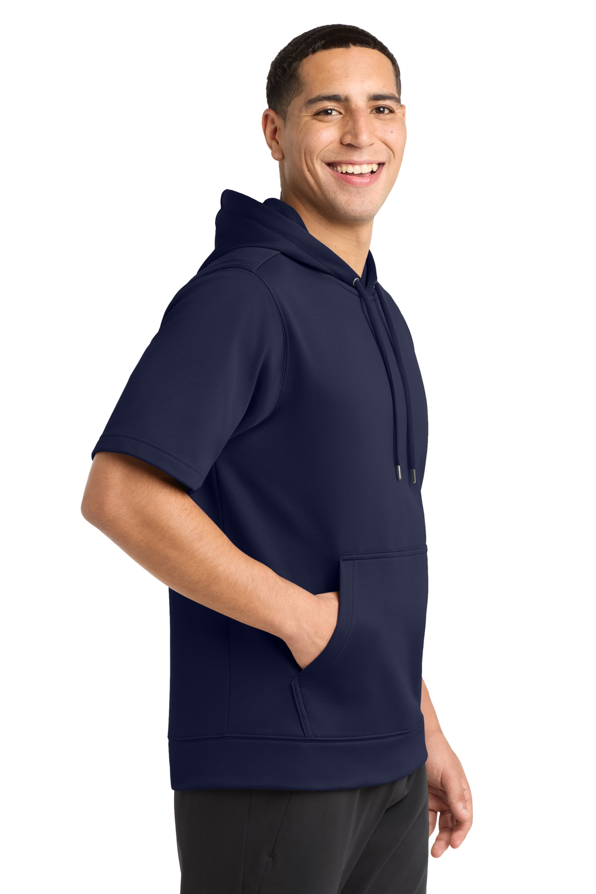 Sport-Tek Sport-Wick Fleece Short Sleeve Hooded Pullover. ST251, custom hoodie or sweatshirt with logo imprint 17