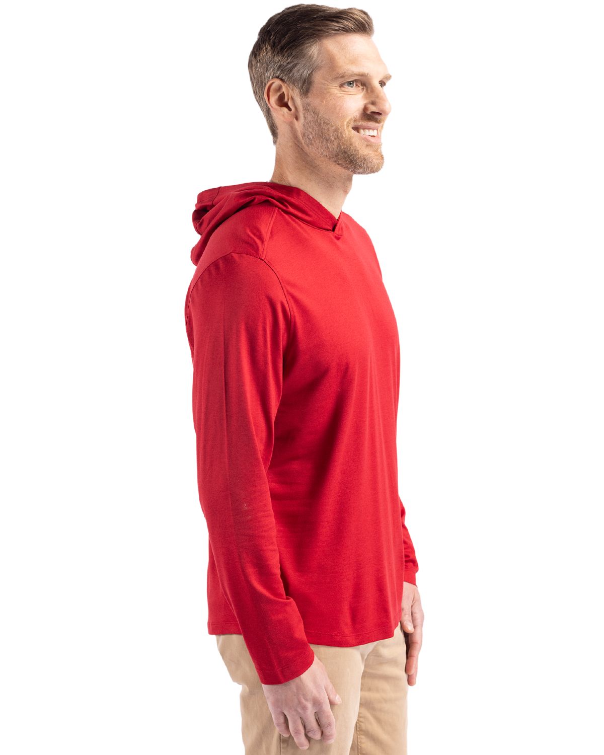 Cutter & Buck Coastline Recycled Double Peached Mens Hooded Pullover 66