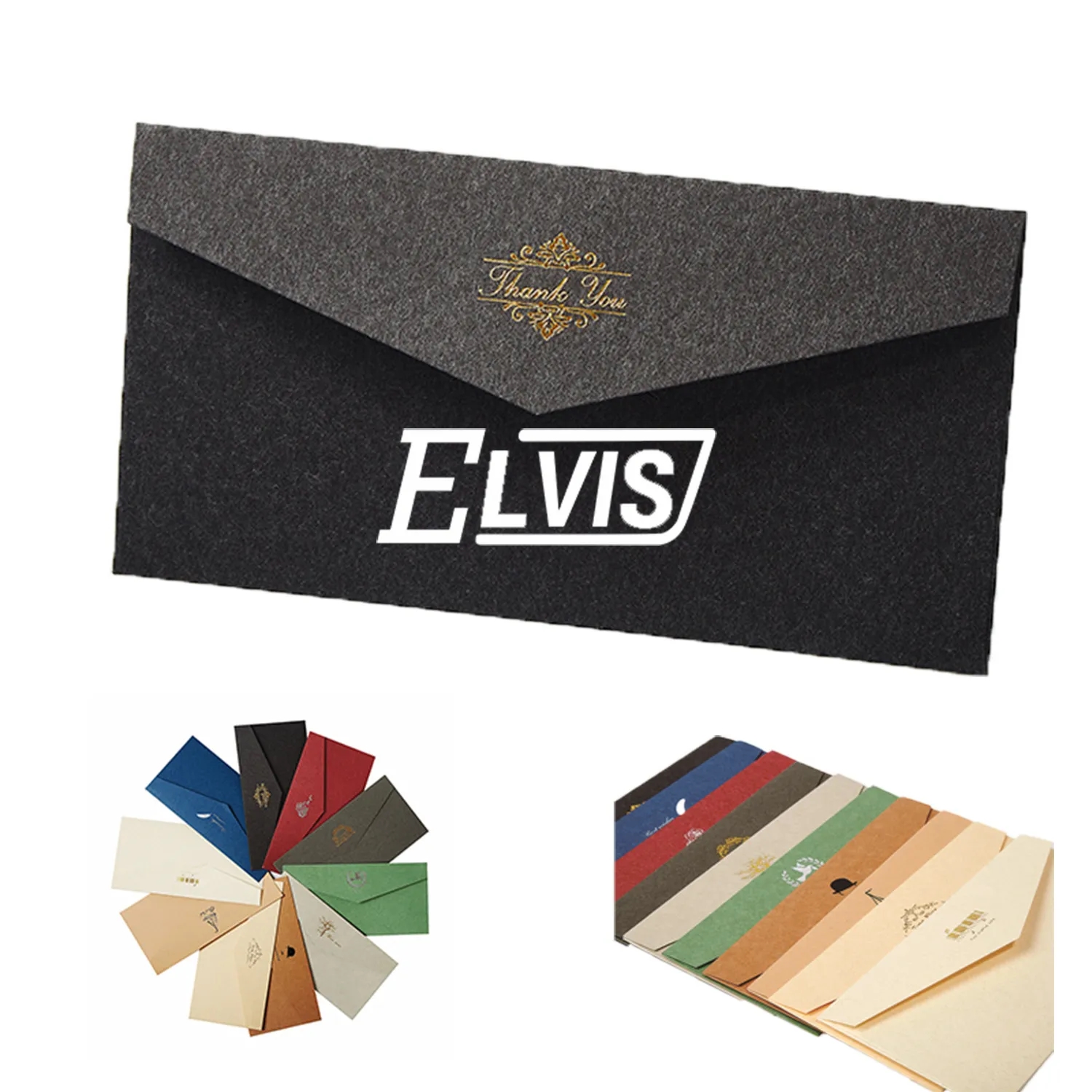 Stamped Texture Paper Can Print Logo Envelopes 3