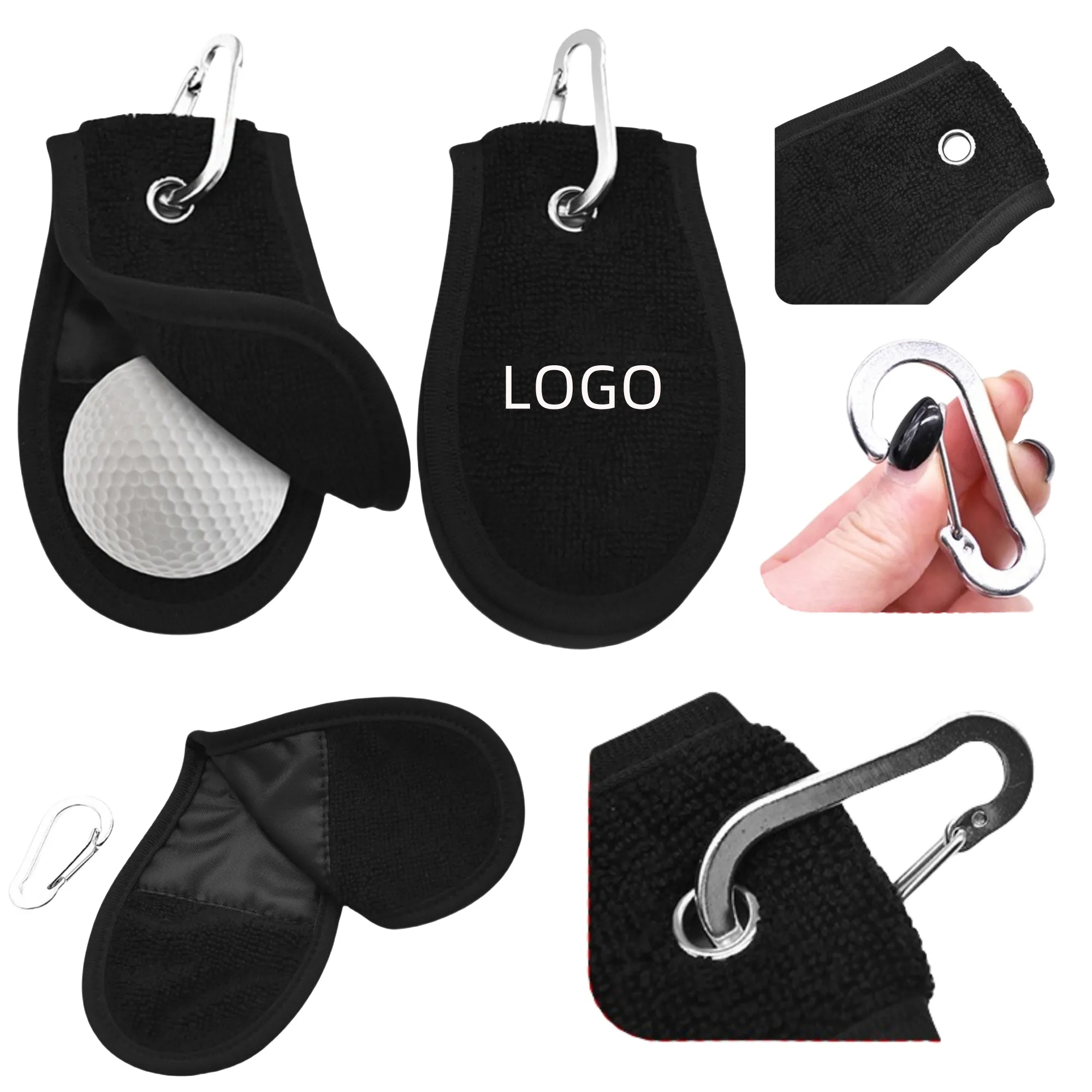 Portable Golf Ball Cleaning Towel 3