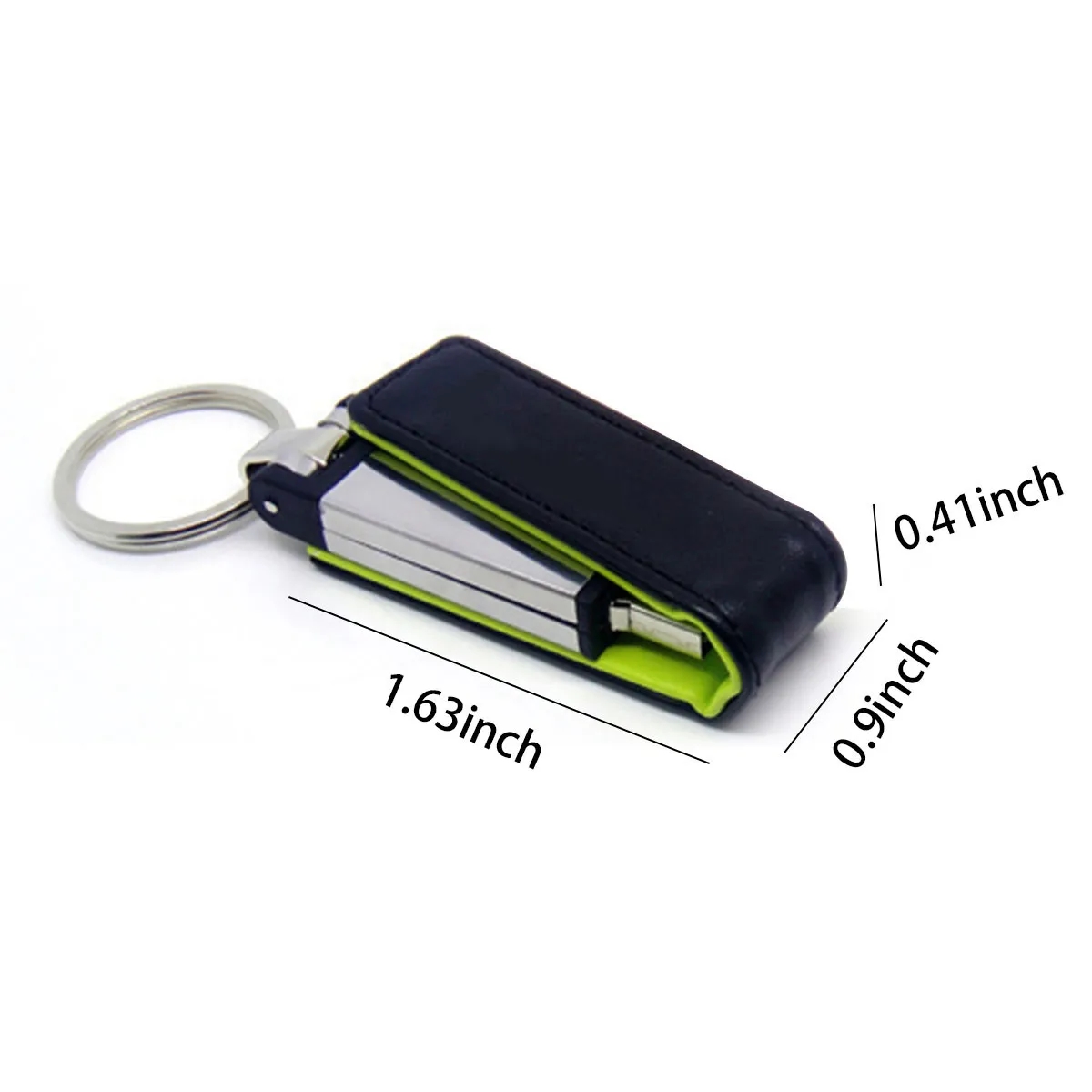 Genuine PU Leather High Speed USB Flash Drive 2