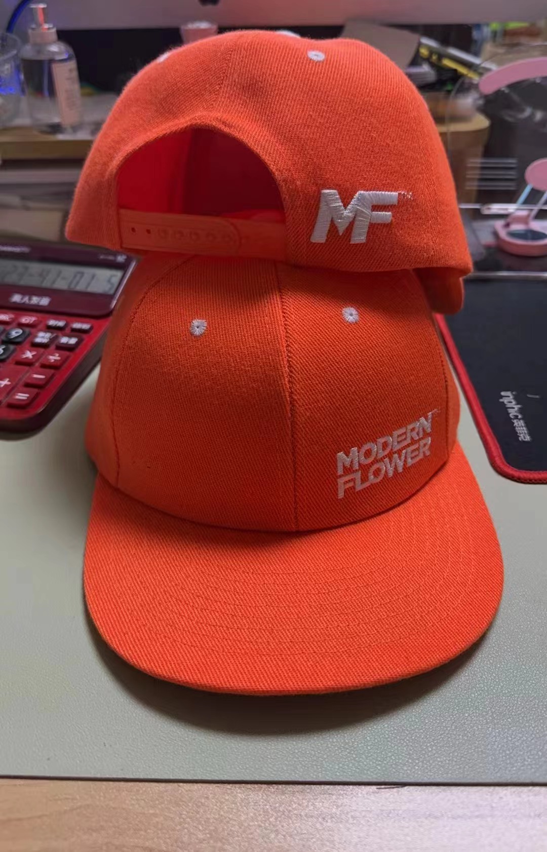 Flat Brim Hat 1