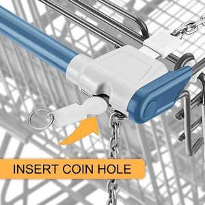 Rectangle Shopping Cart Token Keychain For Trolley Use 5