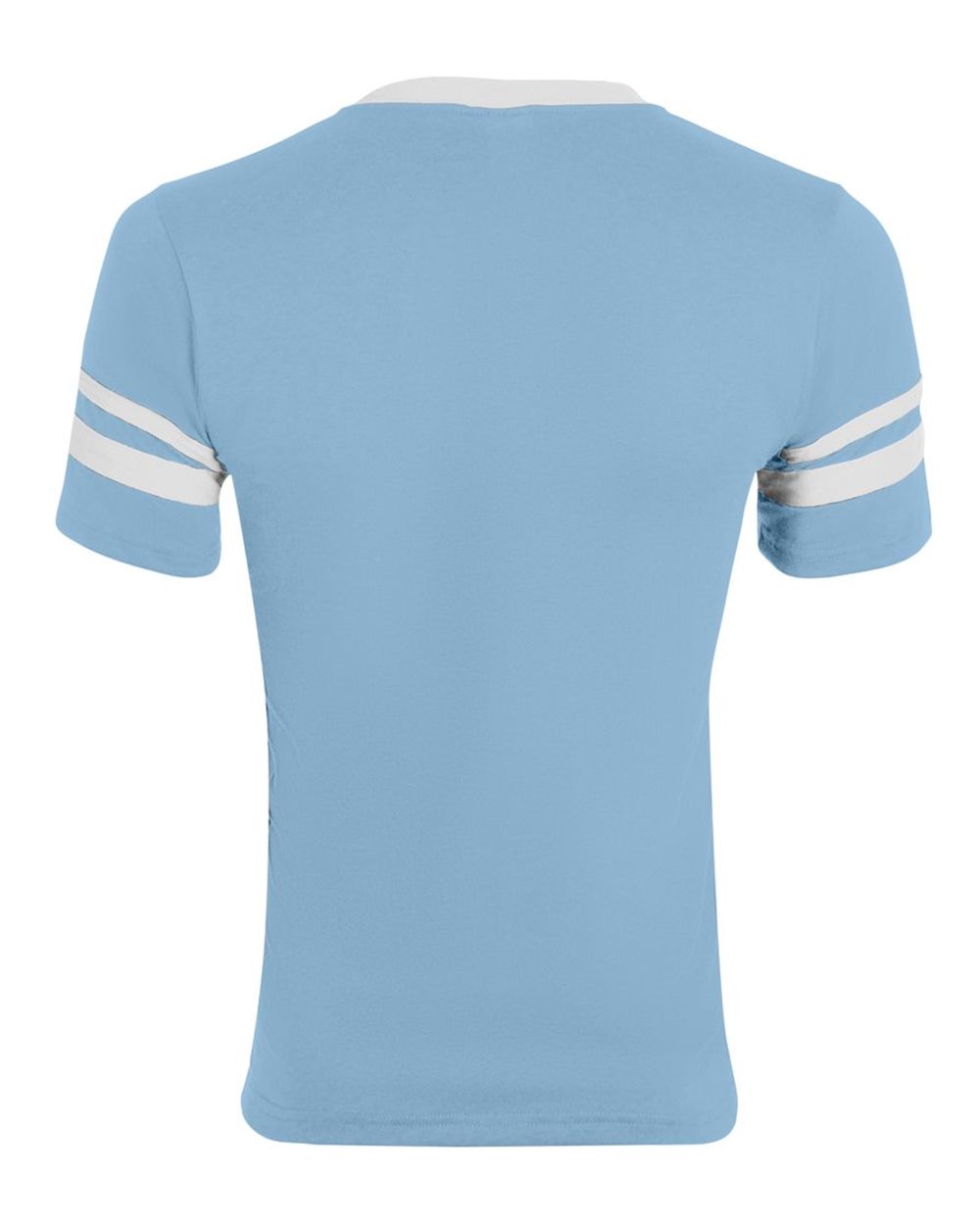 V-Neck Jersey with Striped Sleeves - 360 81