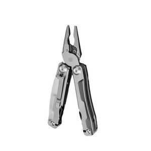 Compact Multi Tool Pliers Kit Stainless Steel With Flashlight Keychain 6