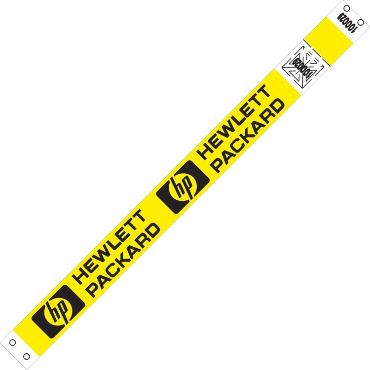 1" Tyvek Tear Stub Wristband 14