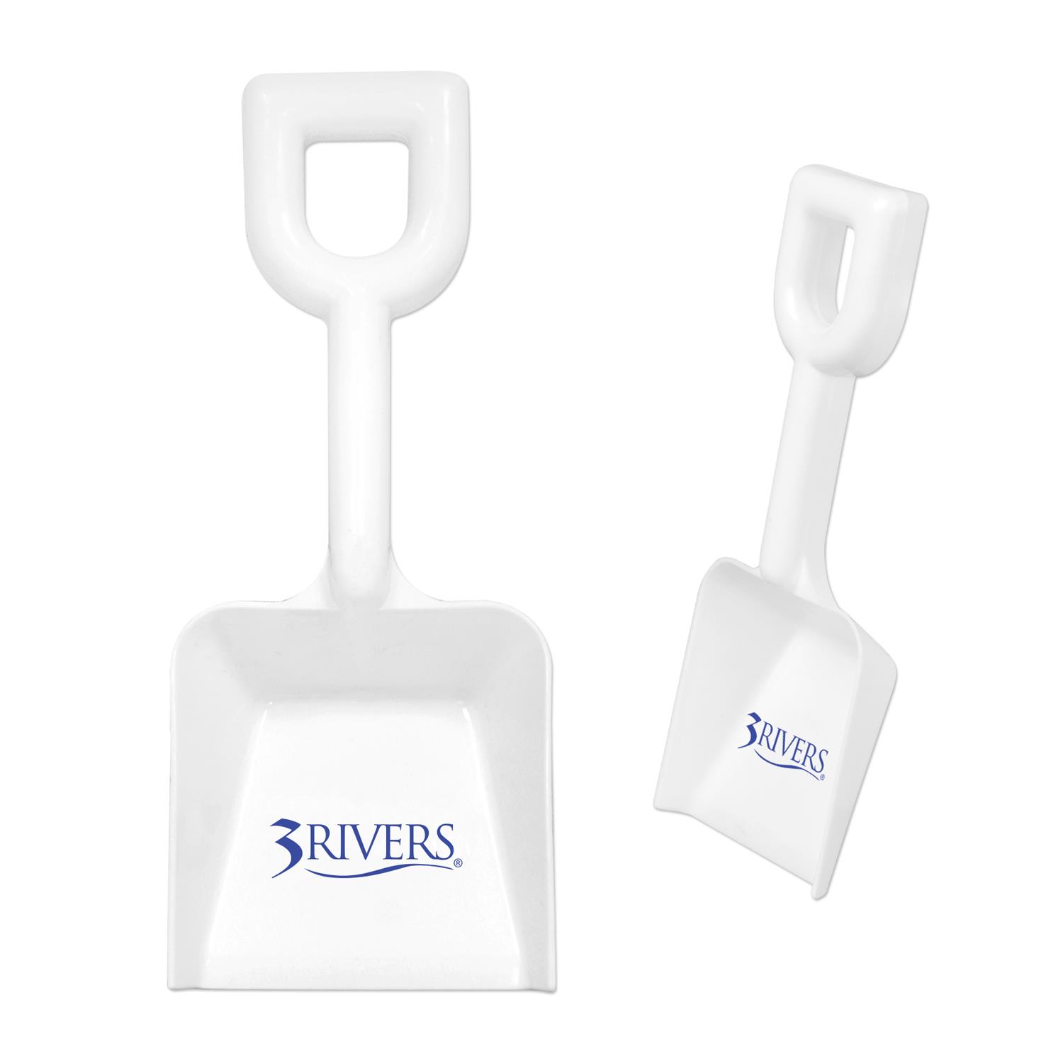 White 8" Plastic Shovel 4
