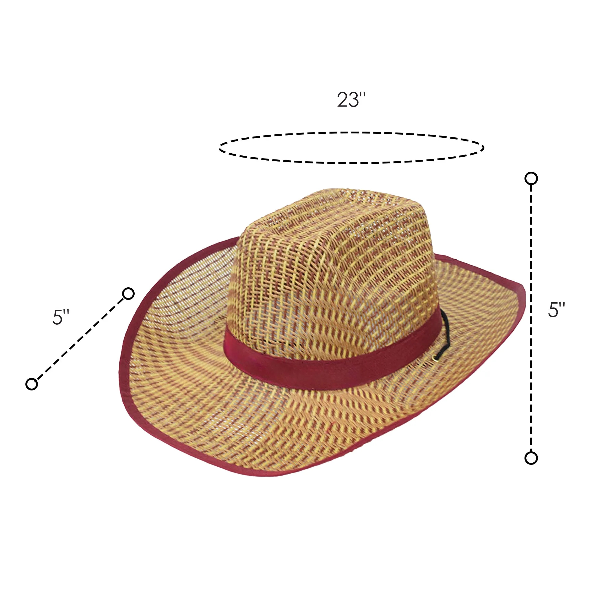 Straw Wide Brim Hat 6