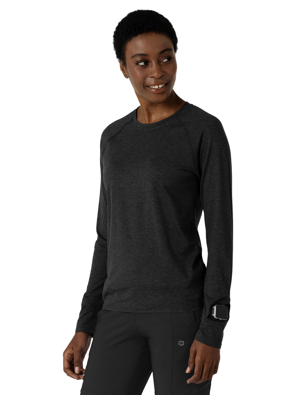 Wink Layers - Women's Watch Window Underscrub Tee 17