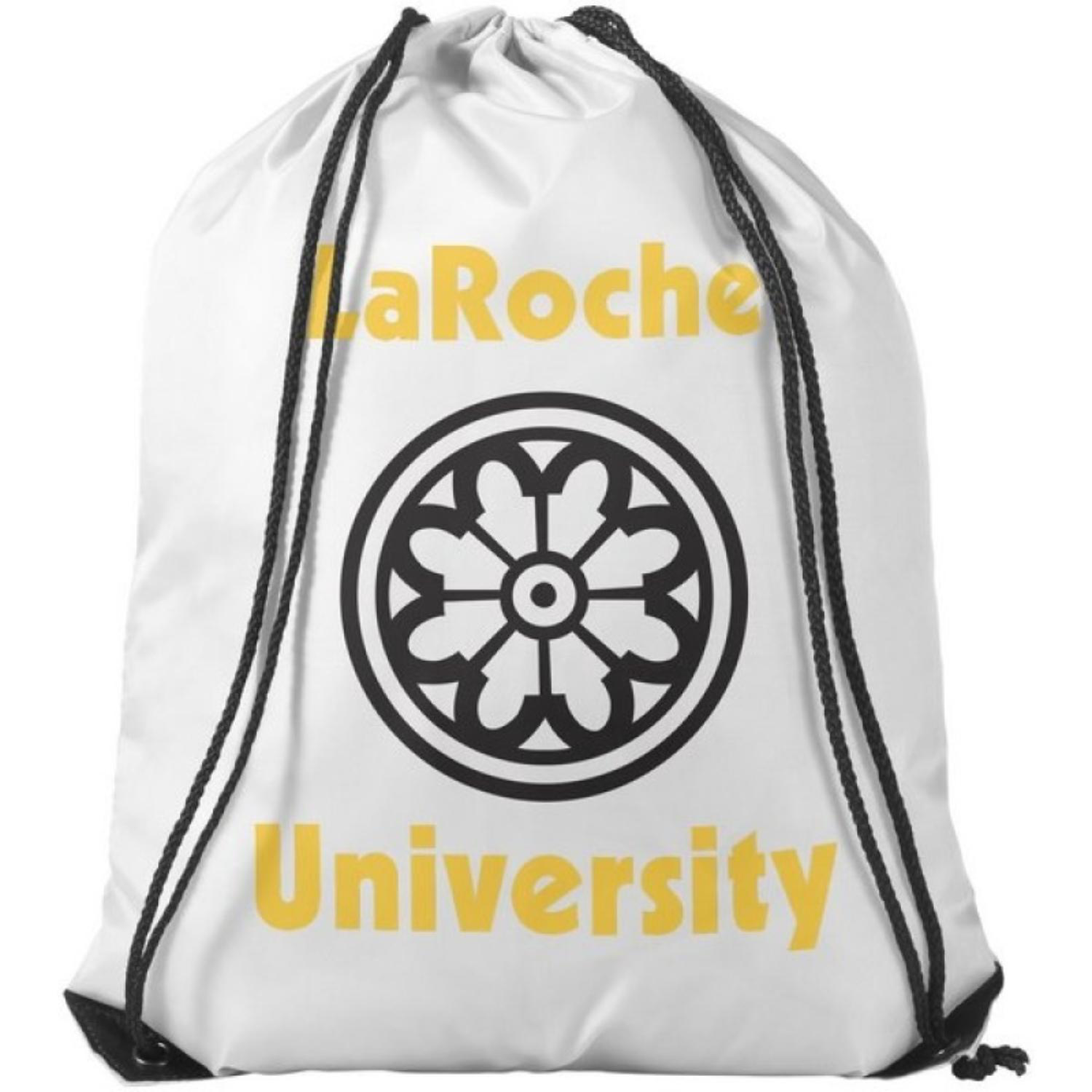 Premium 210D Poly Drawstring Cinch Up Backpack w/ Reinforced Edge (14" x 17") 4
