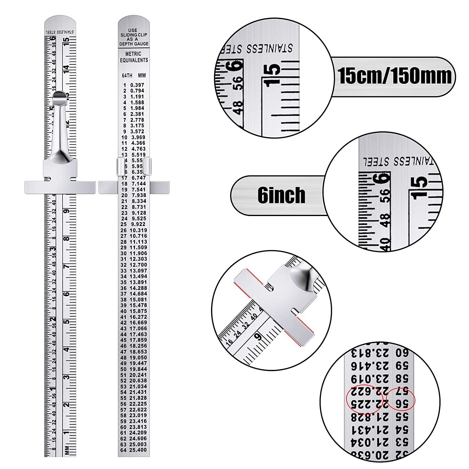 Stainless Steel Ruler 2