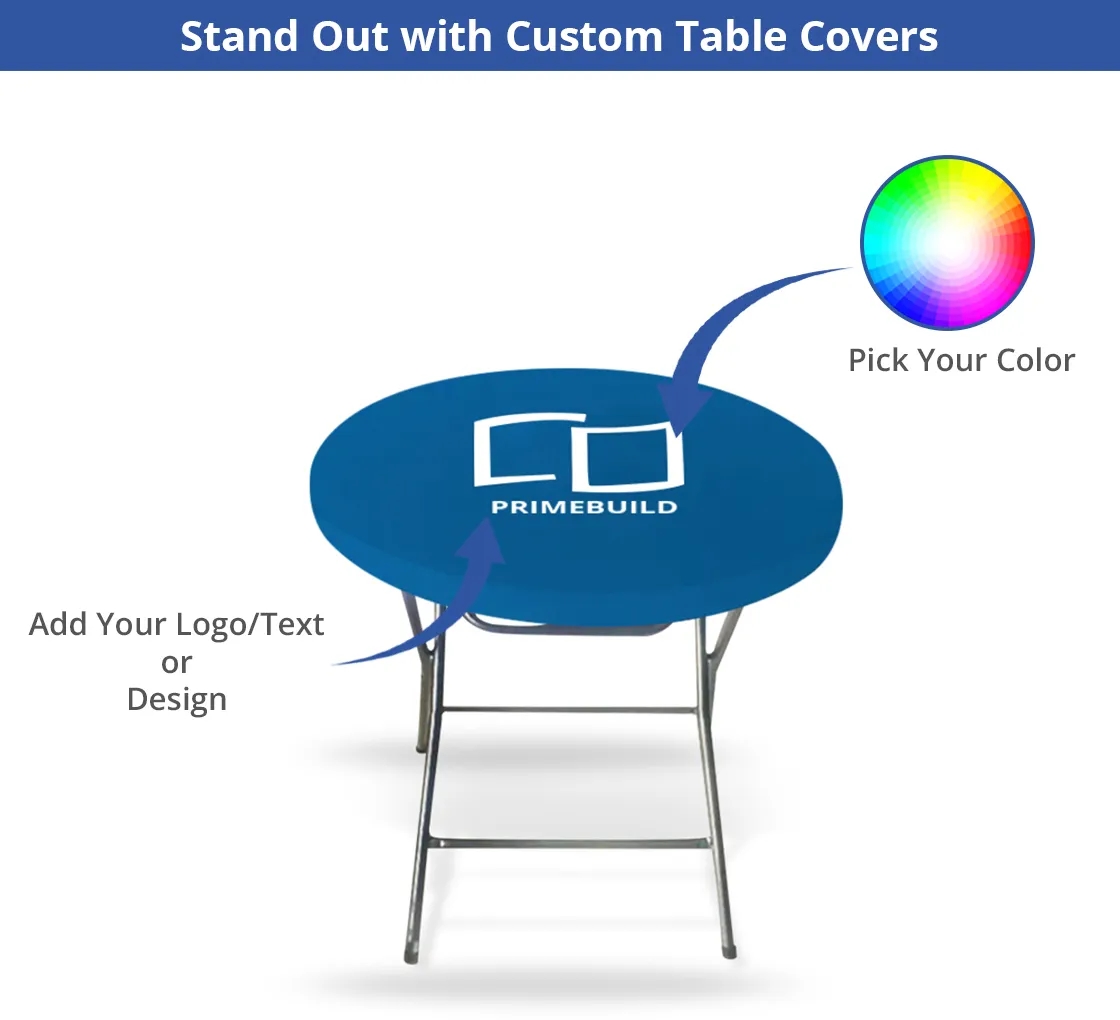 Round Spandex Table Top Cover (Diameter - 31.5") 3