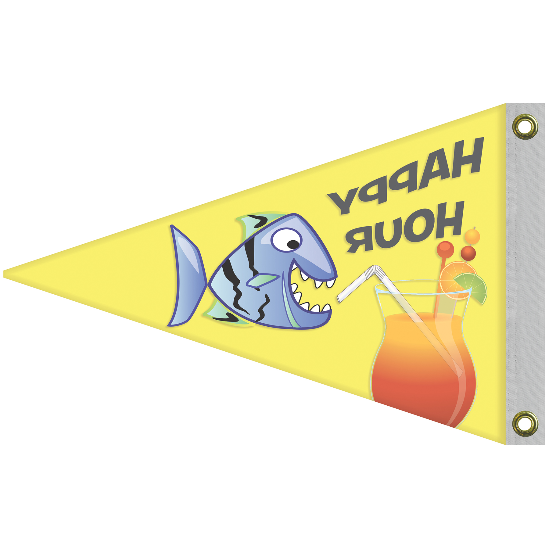 Single Reverse Knitted Polyester Pennant Boat Flag (16"x24") 9
