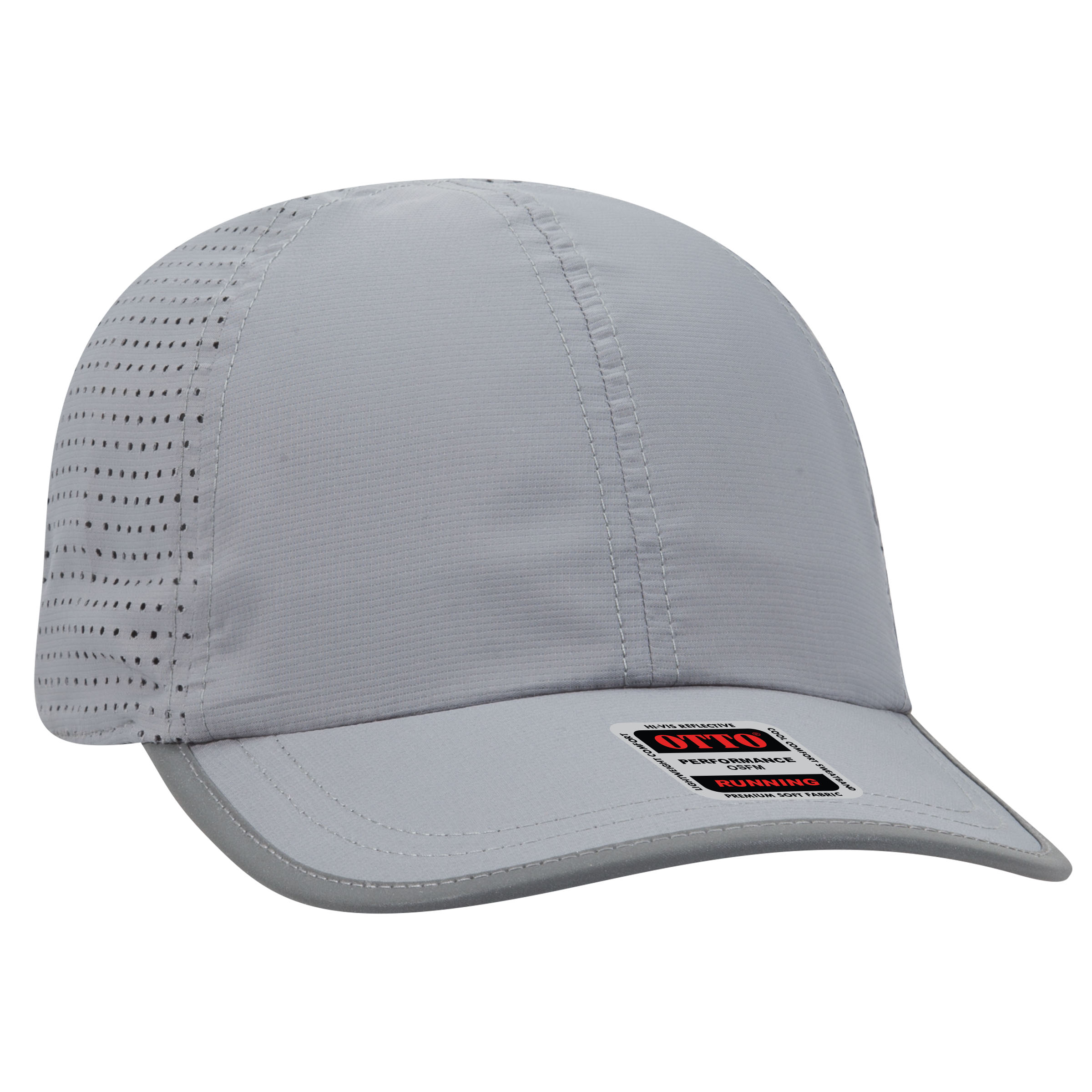 OTTO CAP Reflective 6 Panel Running Hat 18