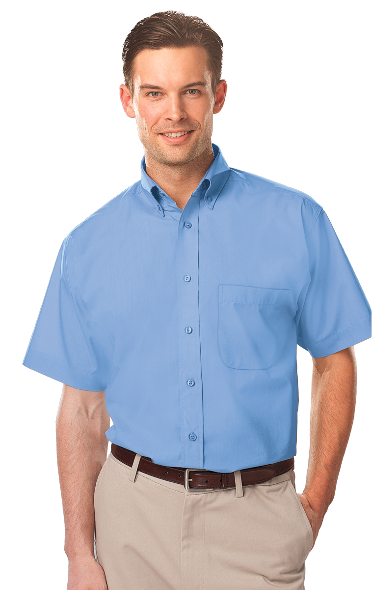 Men's Short-Sleeve Value Poplin Shirt 23