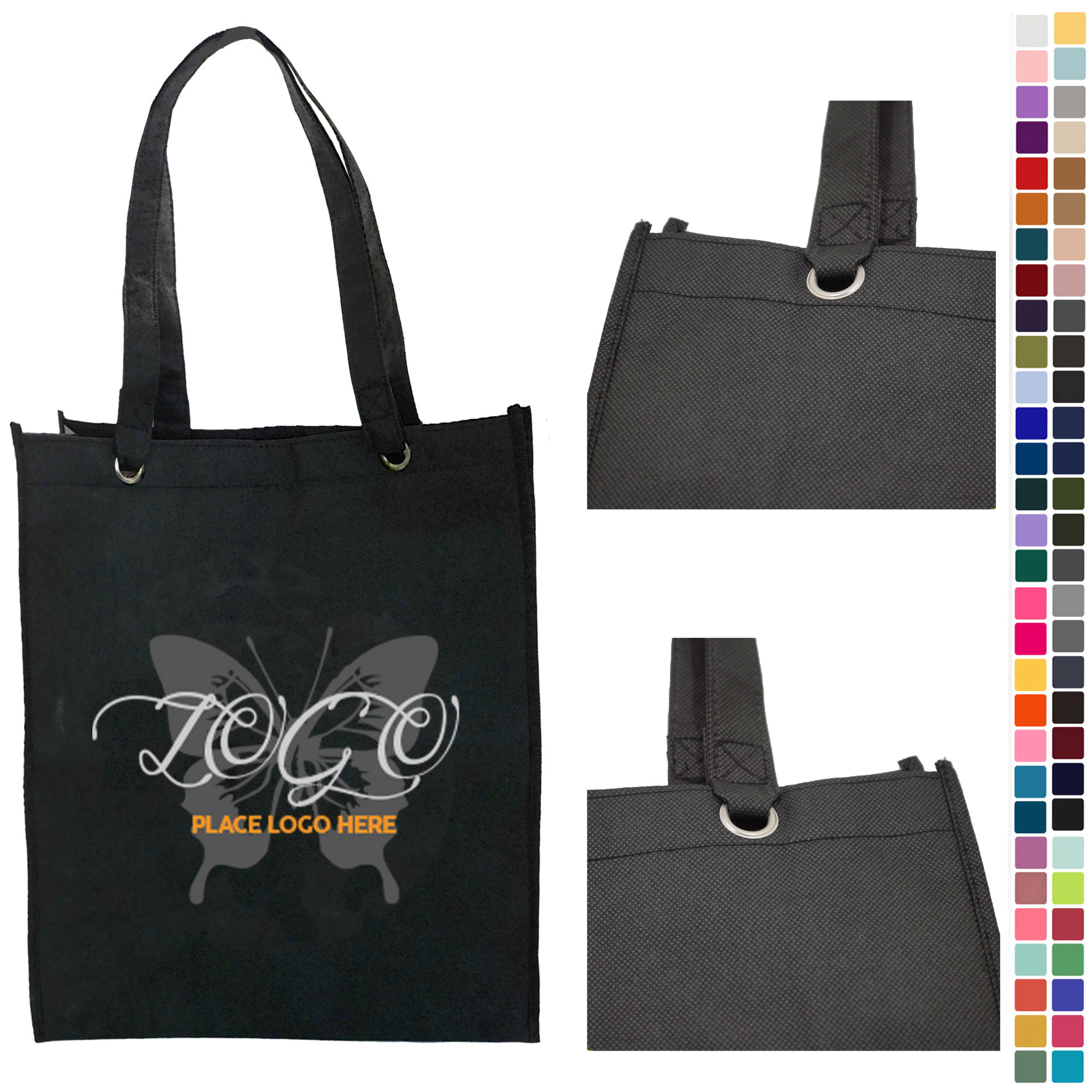 Full Color Non-woven Wine Tote Bag 2