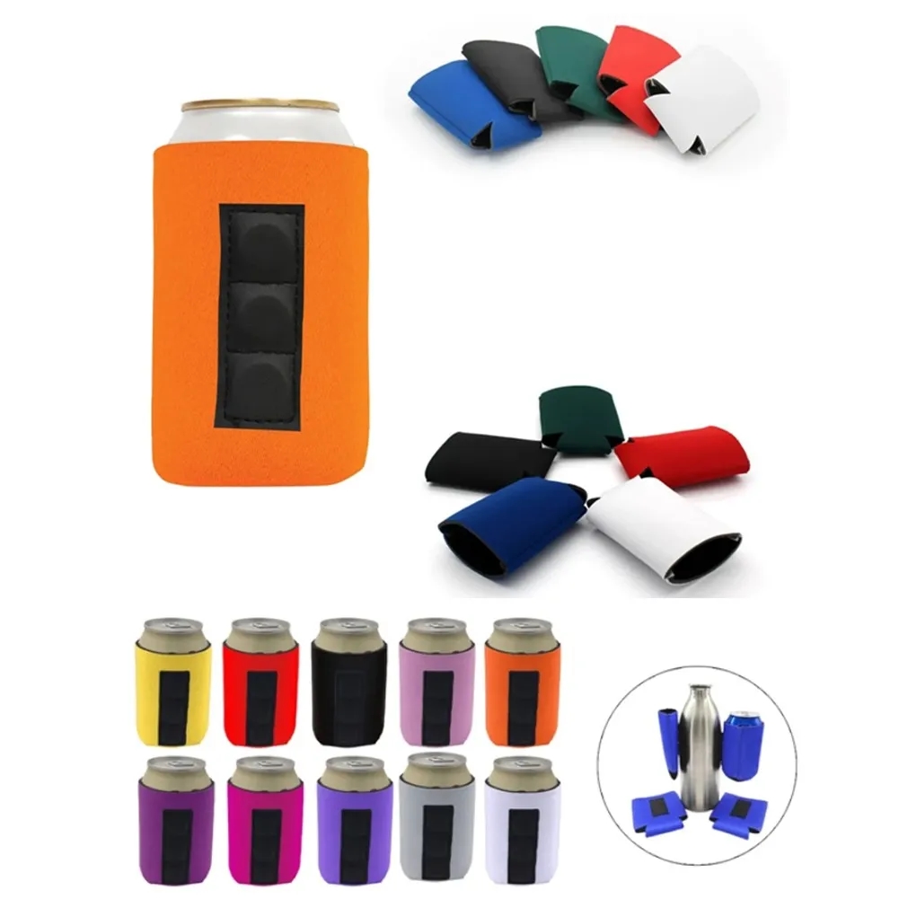 12oz Collapsible Quartet Of Magnets Neoprene Beer Soda Can C 5