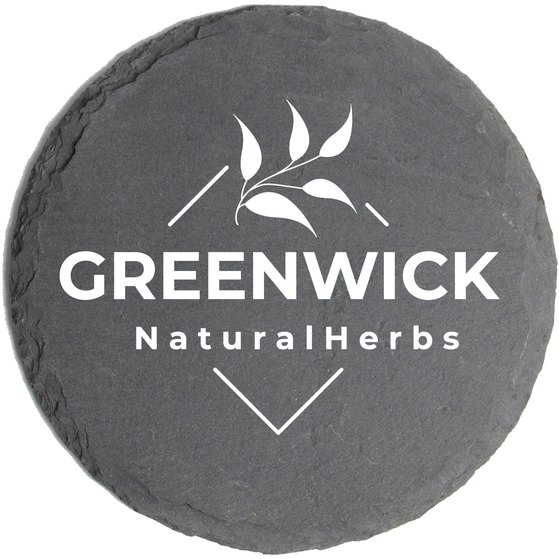 4 Pc. Slate Coaster Set with Wood Stand 4