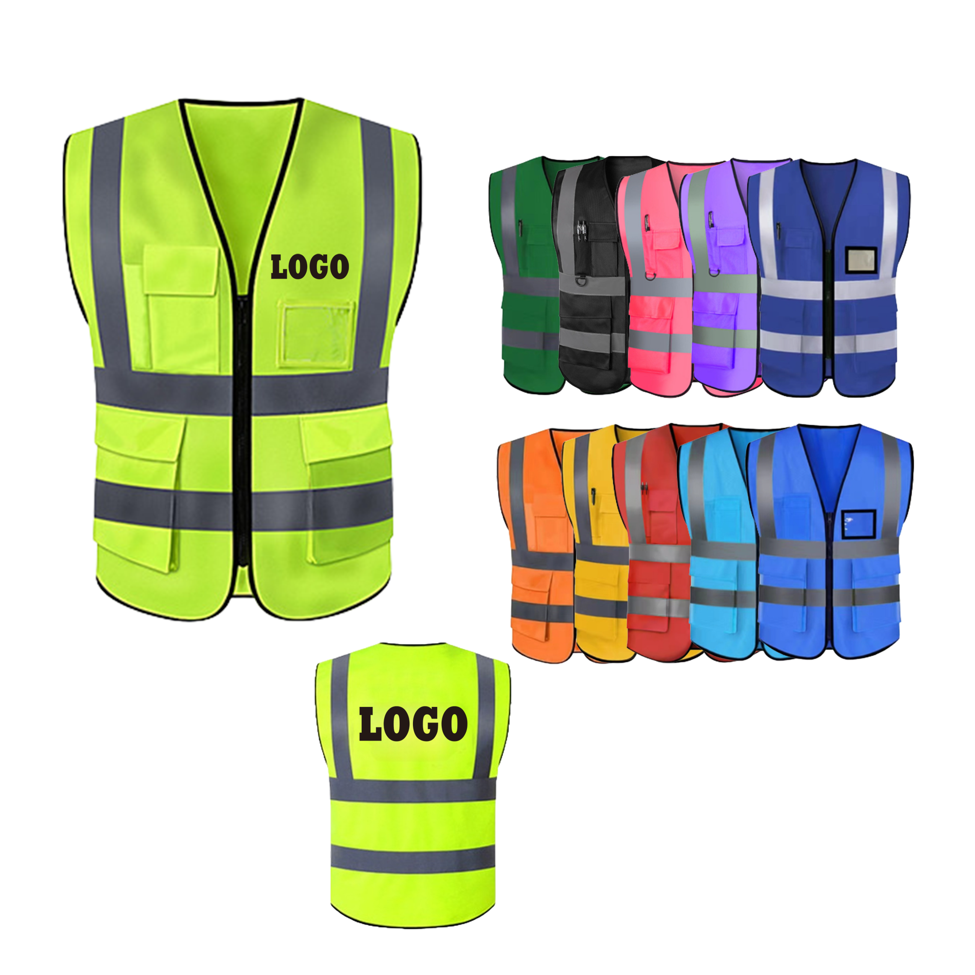 High Visibility Construction Vest for Men Women 3