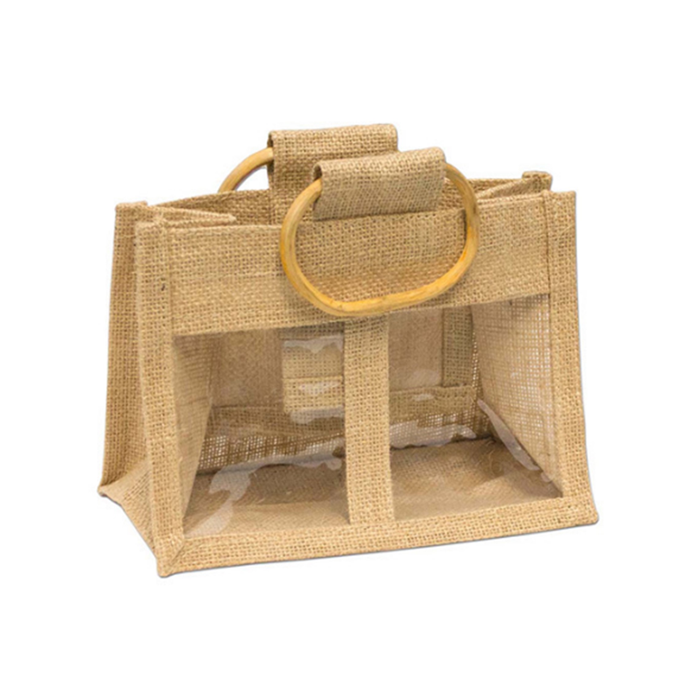 Custom Natural Gift Set Jute Jar Bag 3