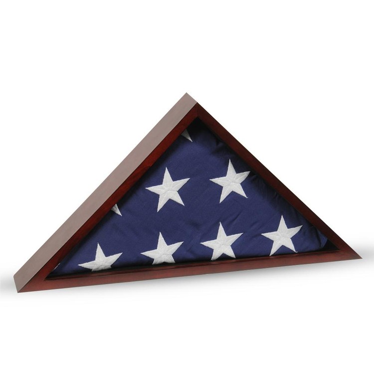 US Flag Display Case - Display Case with US Flag 1