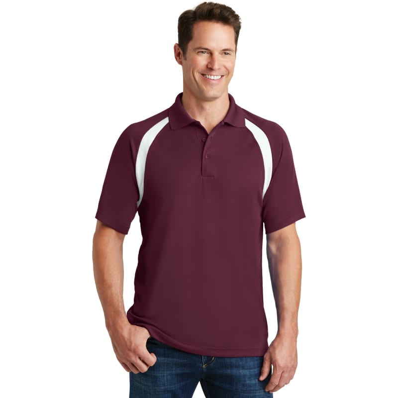 Sport-Tek Dry Zone Colorblock Raglan Polo. 9