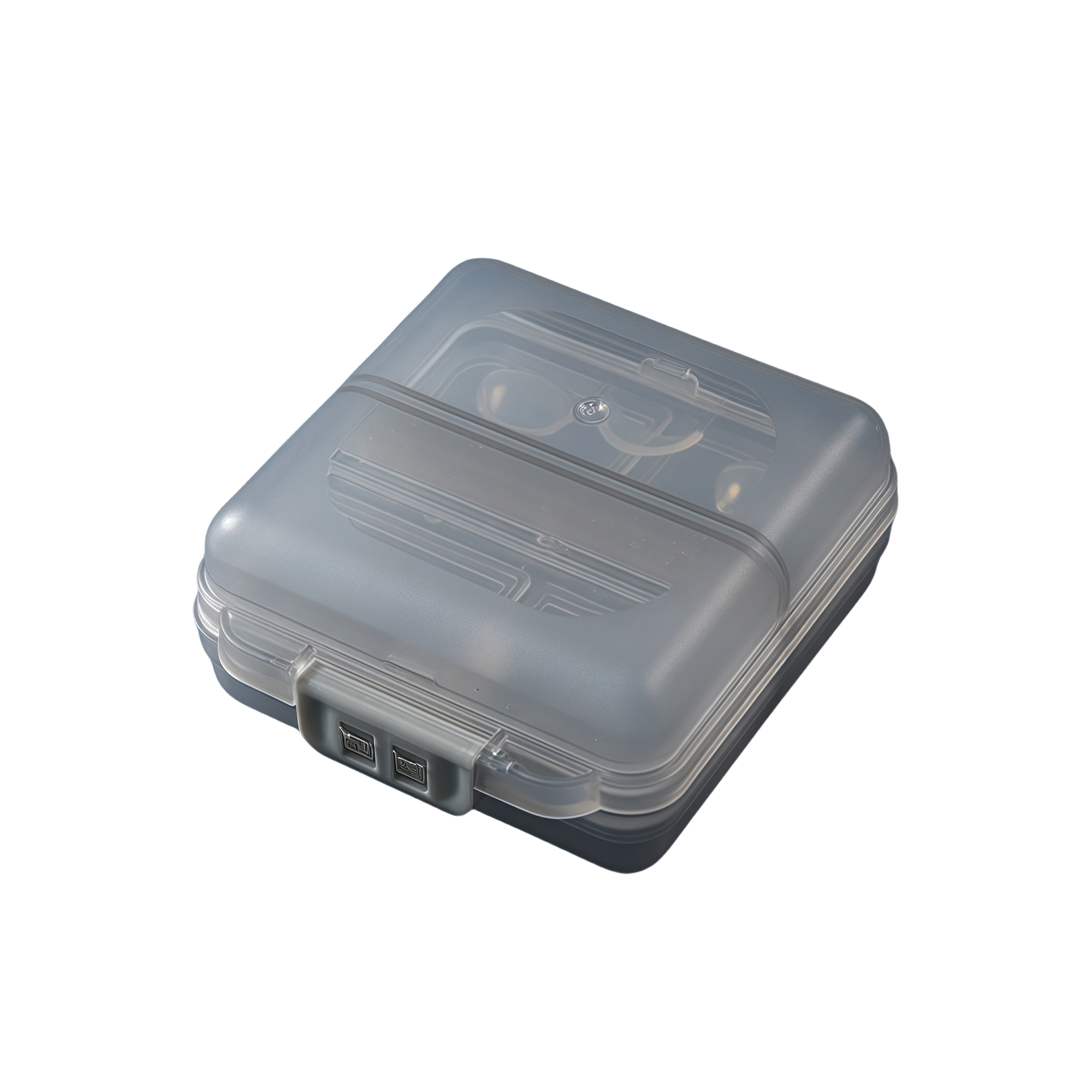 Portable 7-Day Pill Organizer with 6 Compartments, Large Capacity 1