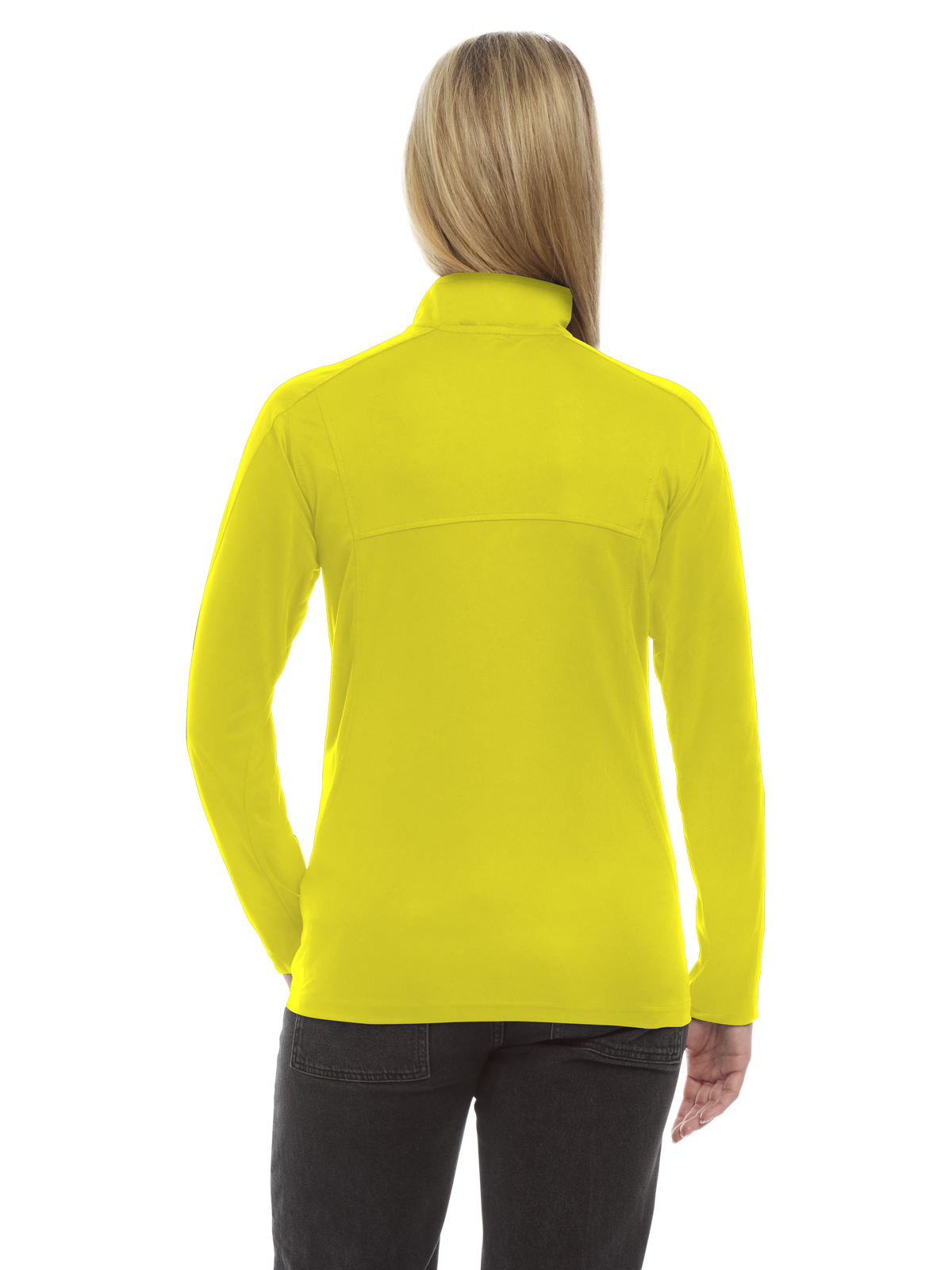 Blue Generation - Women's Pocketless Wicking Long Sleeve Zip Pullover 18