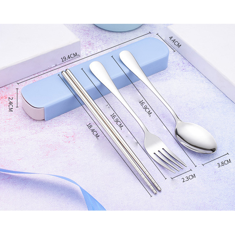 Stainless Steel Tableware Set 4