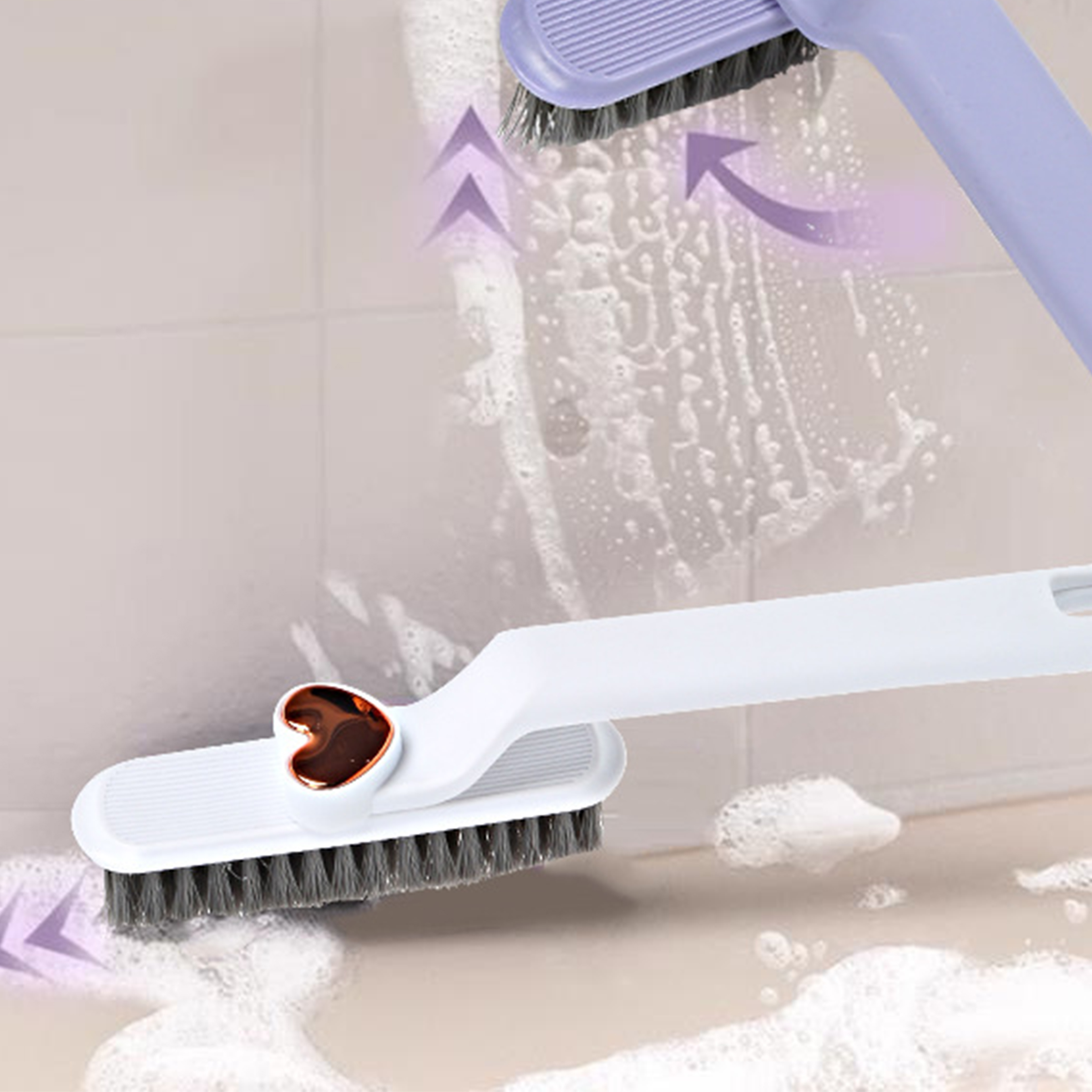 Abs Multi Functional Bathroom Cleaning Brush 8