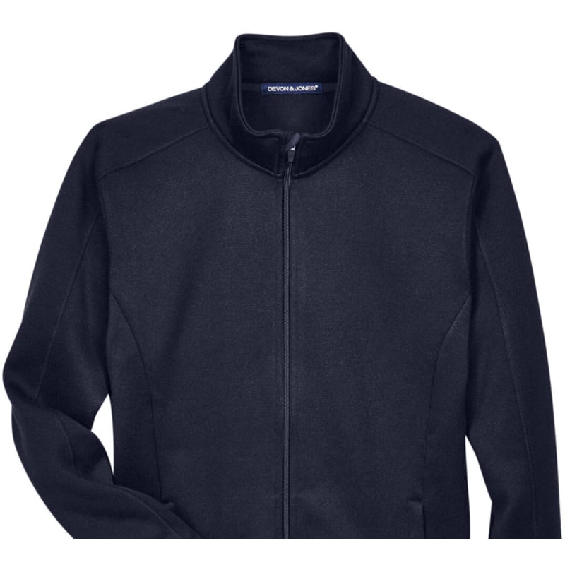 Devon & Jones Men's Bristol Full-Zip Sweater Fleece Jacket 20