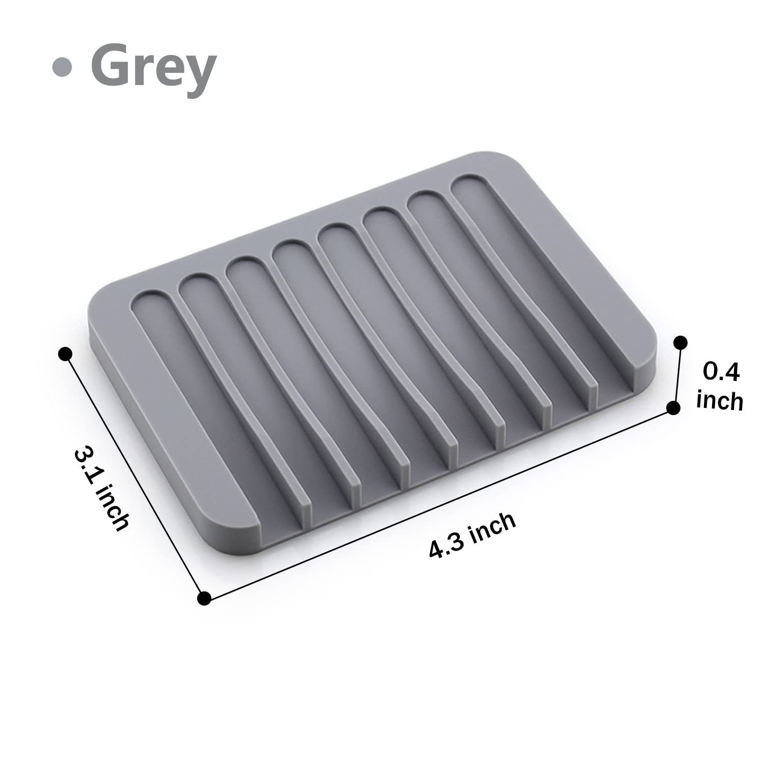 Silicone Bamboo Soap Dish 4
