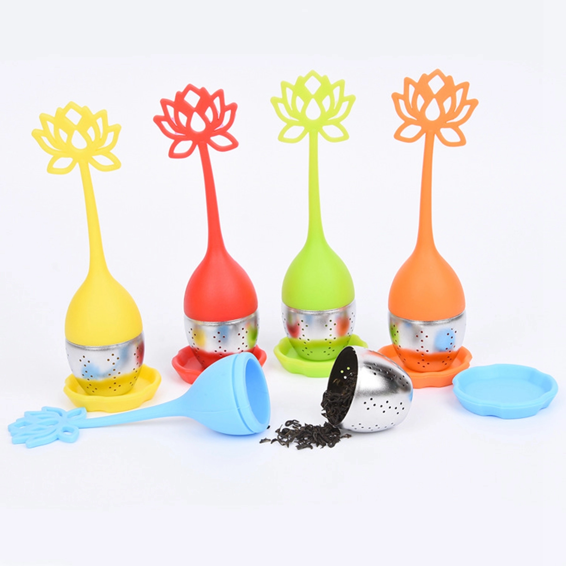 Flower Shape Silicone Tea Infuser 6