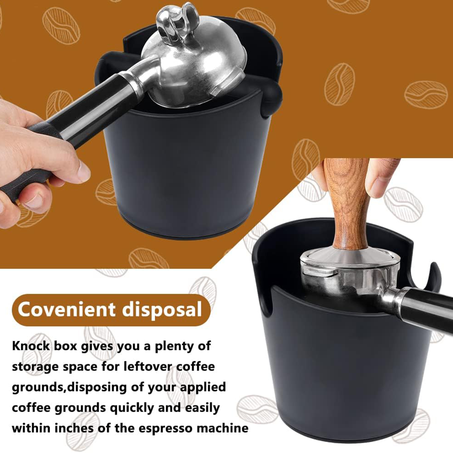 ABS Coffee Grind Knock Box 2