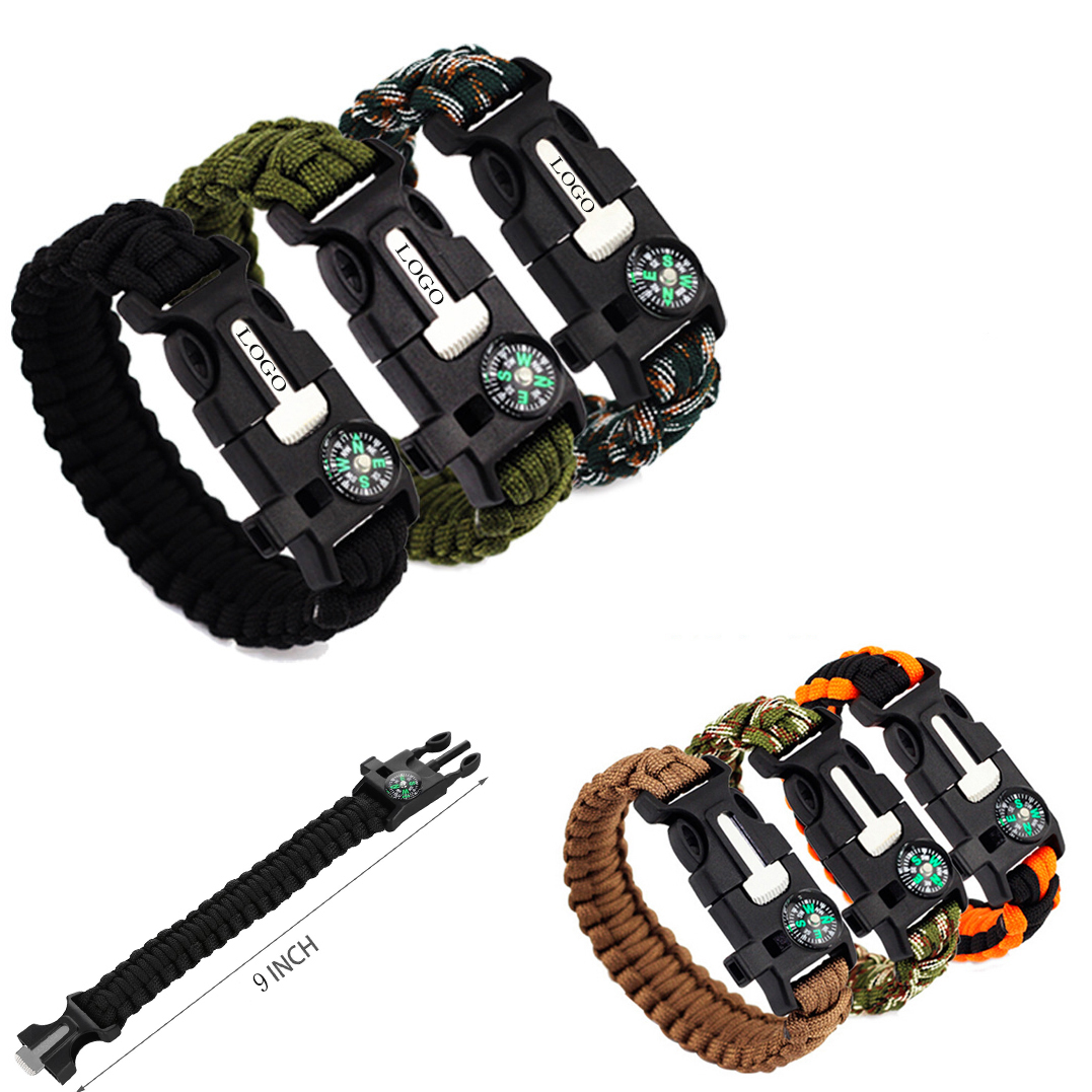 5 in 1 Paracord Bracelet Survival Gear 5