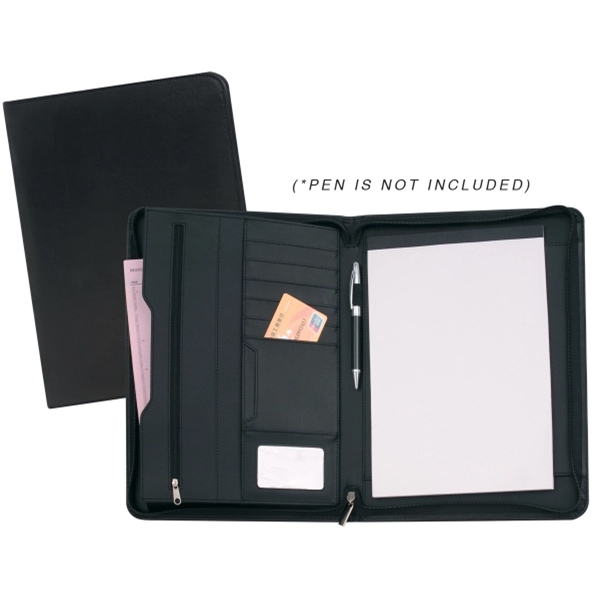 Executive Leatherette Padfolio with zipper 1