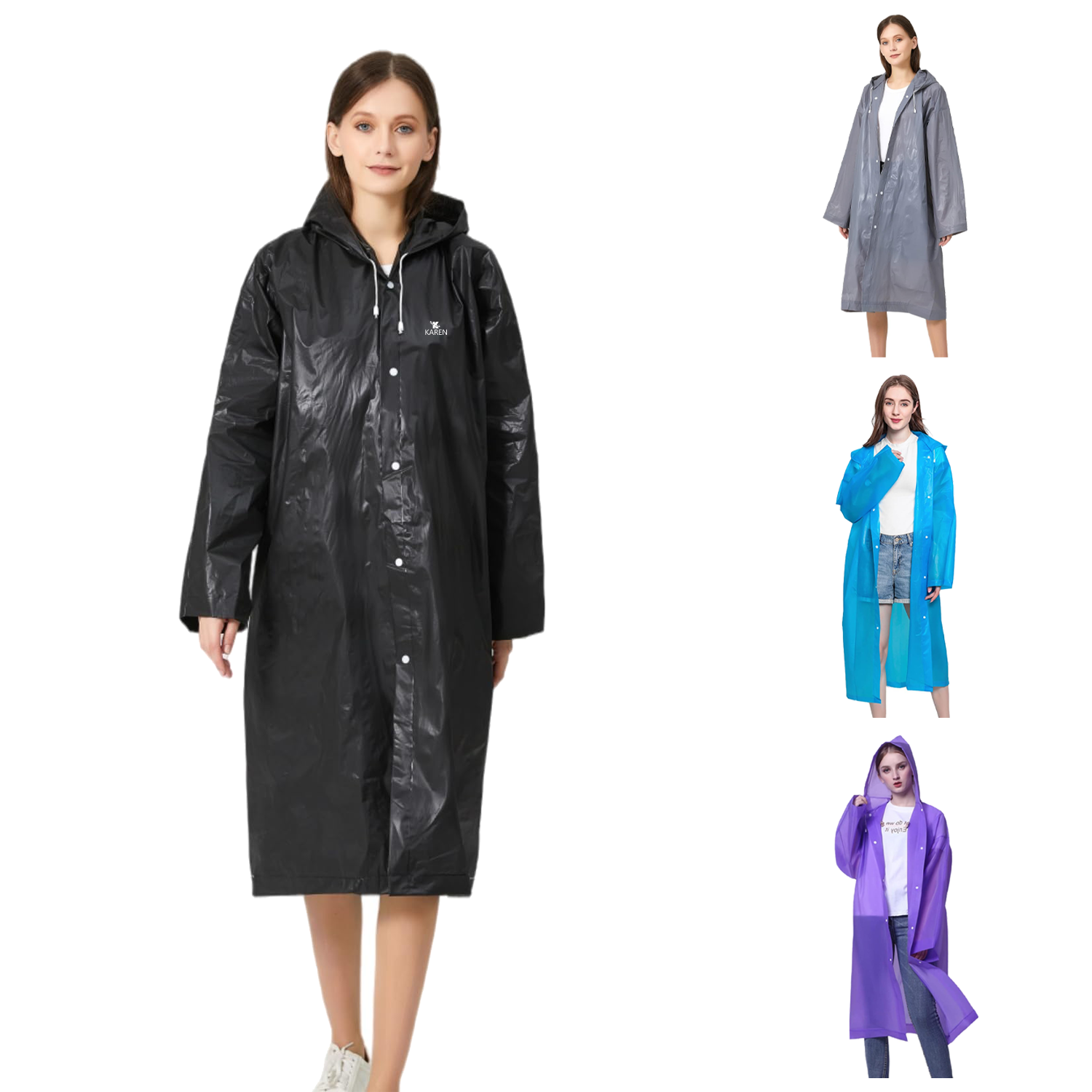 Portable EVA Rain Coats 1