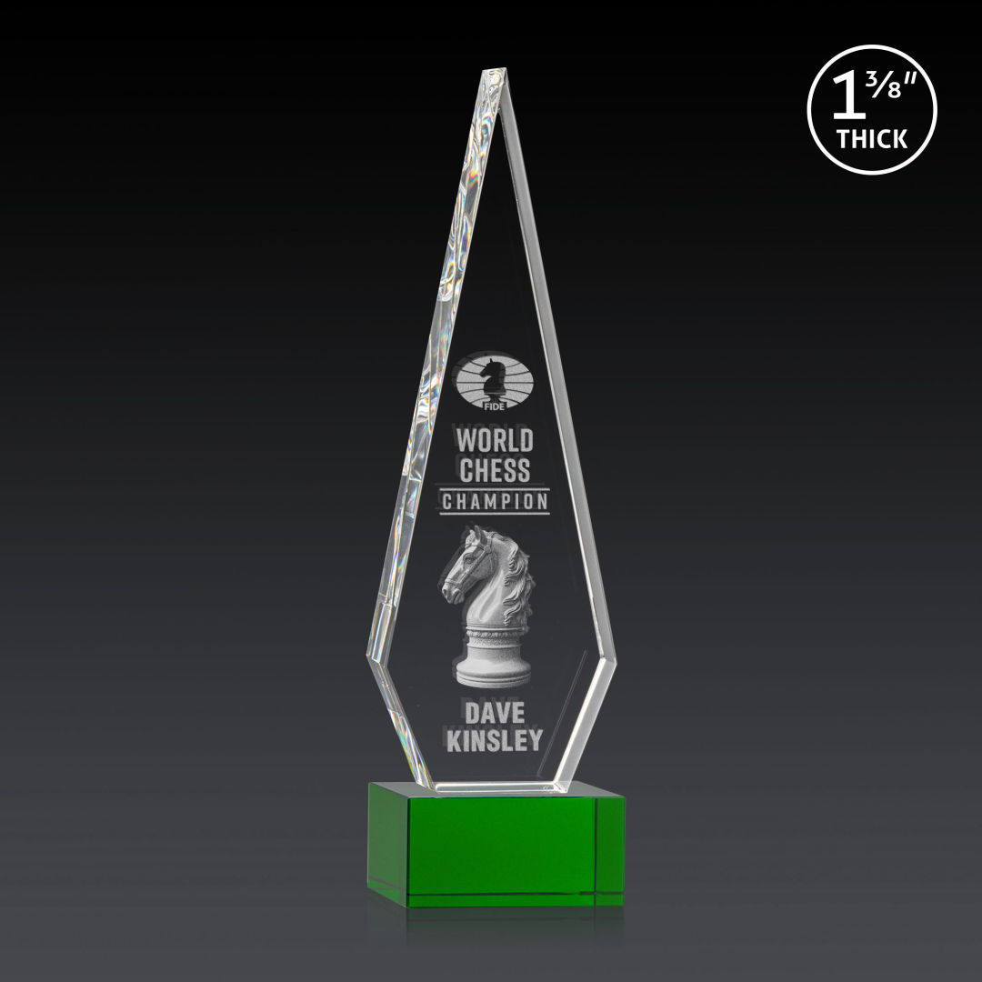 Springfield 3D Award on Hancock Base - Green 20