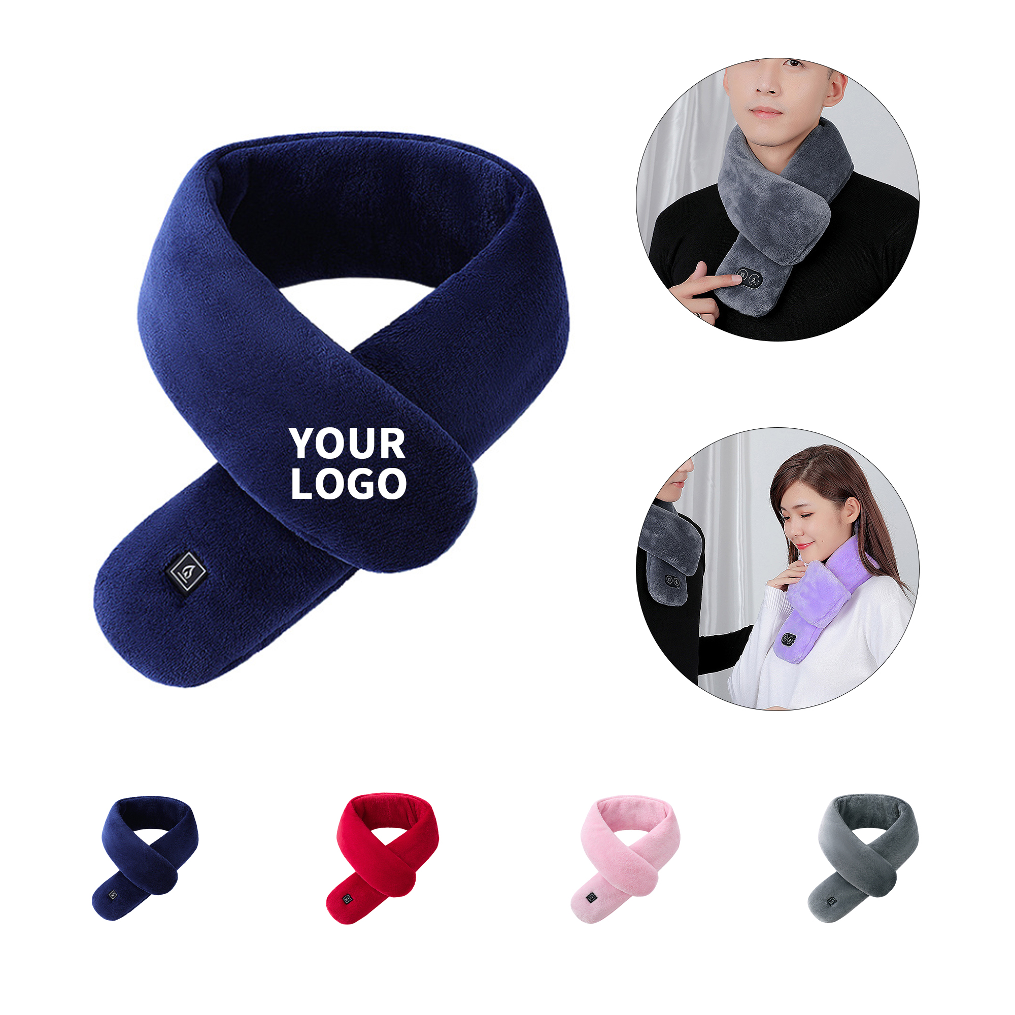 Neck Warmer Electric Scarf With USB Power 3