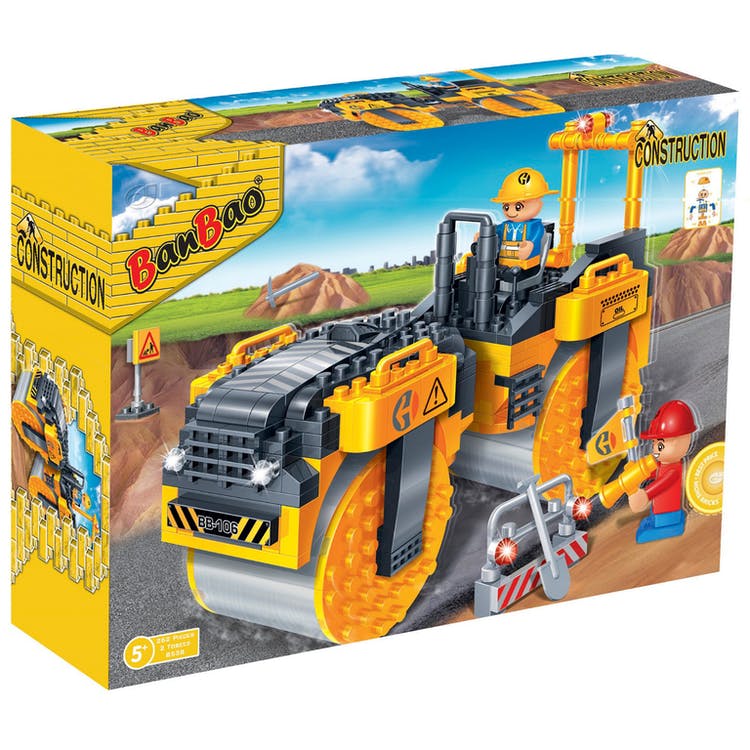 Steam Roller Interlocking Block Sets - 262 Pieces 2