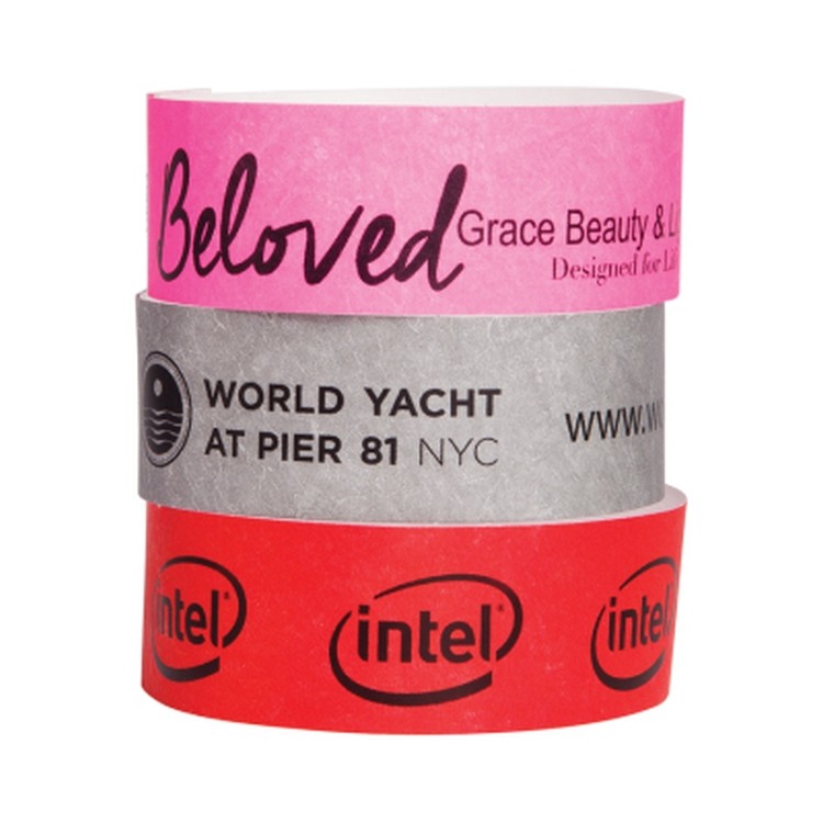 1" Custom DuPont™ Tyvek® Wristband 1