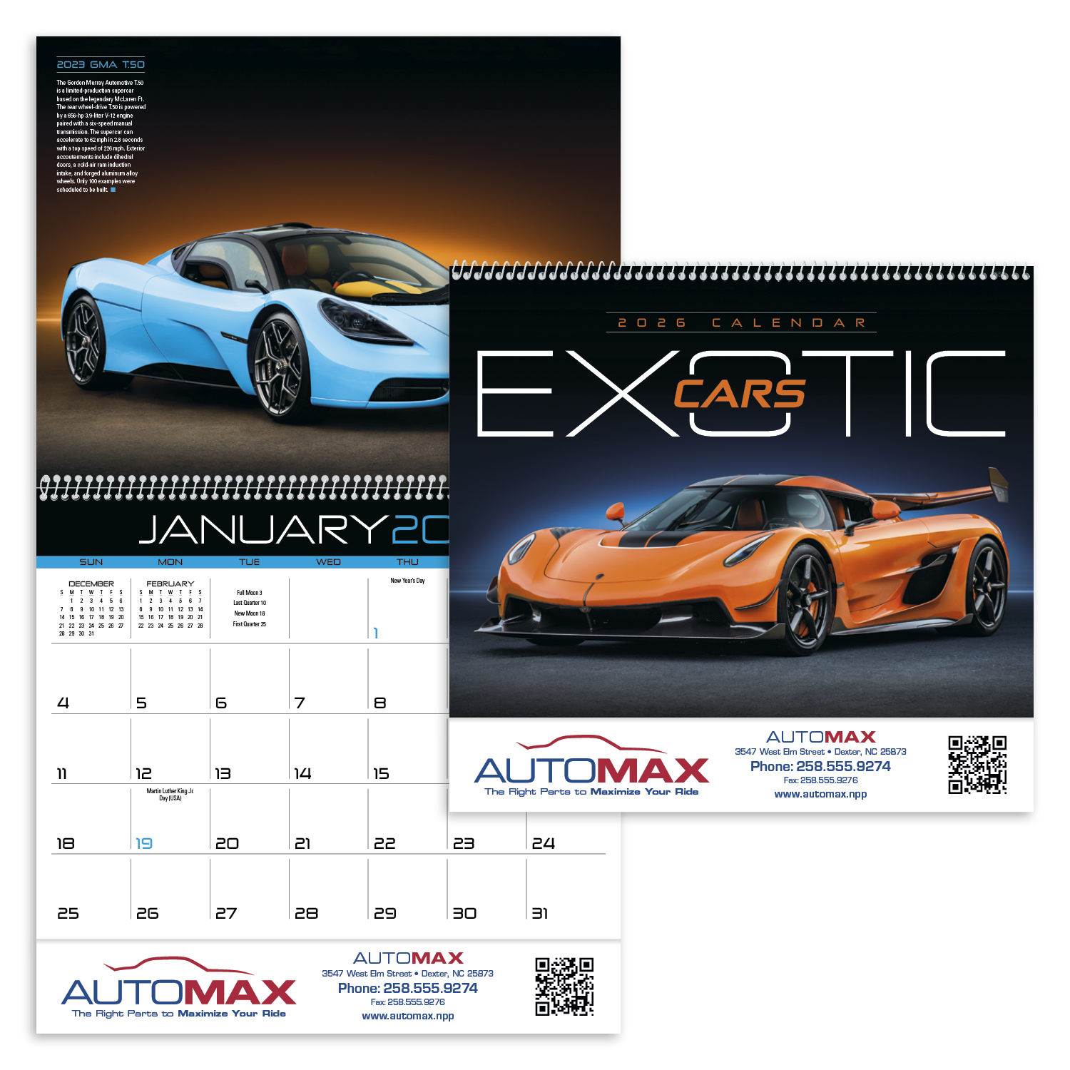 Triumph® Calendars Exotic Cars Calendar 12